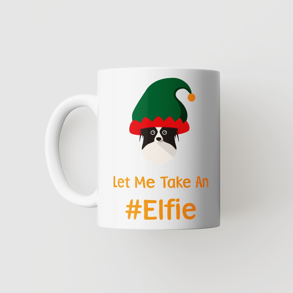 Let Me Take An Elfie: Personalised {breedFullName} Mug