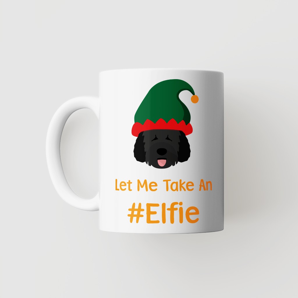 Let Me Take An Elfie: Personalised {breedFullName} Mug