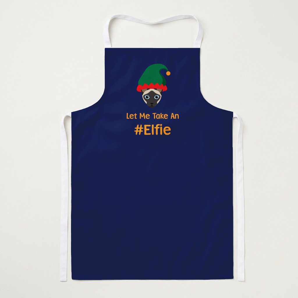 Let Me Take An Elfie: Personalised {breedFullName} Apron