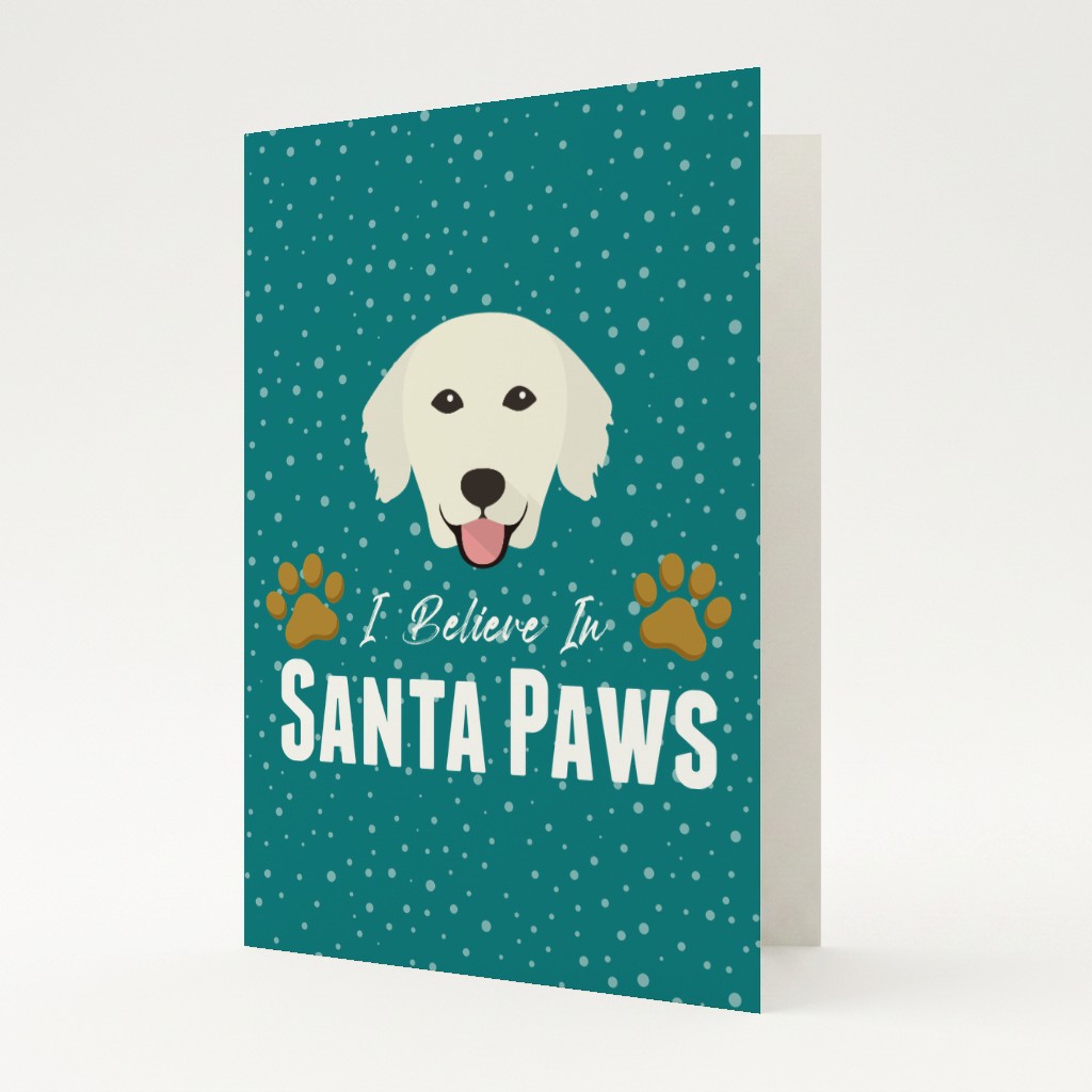 I Believe In Santa Paws: Personalised {breedFullName} Card