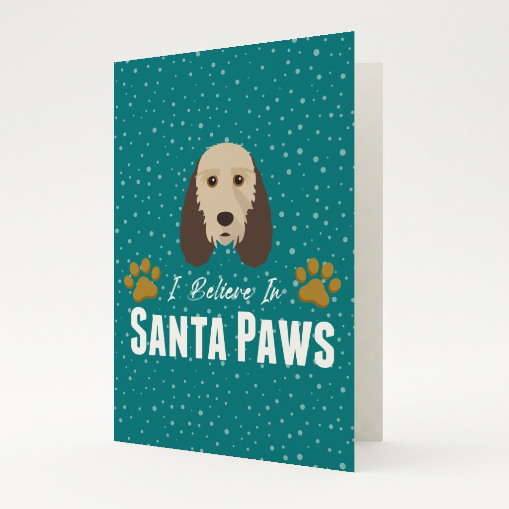 I Believe In Santa Paws: Personalised {breedFullName} Card