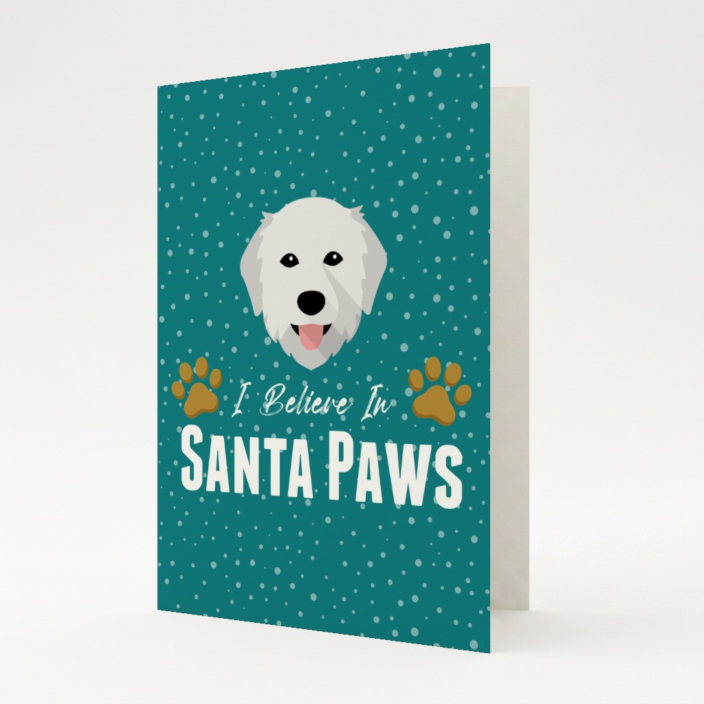 I Believe In Santa Paws: Personalised {breedFullName} Card