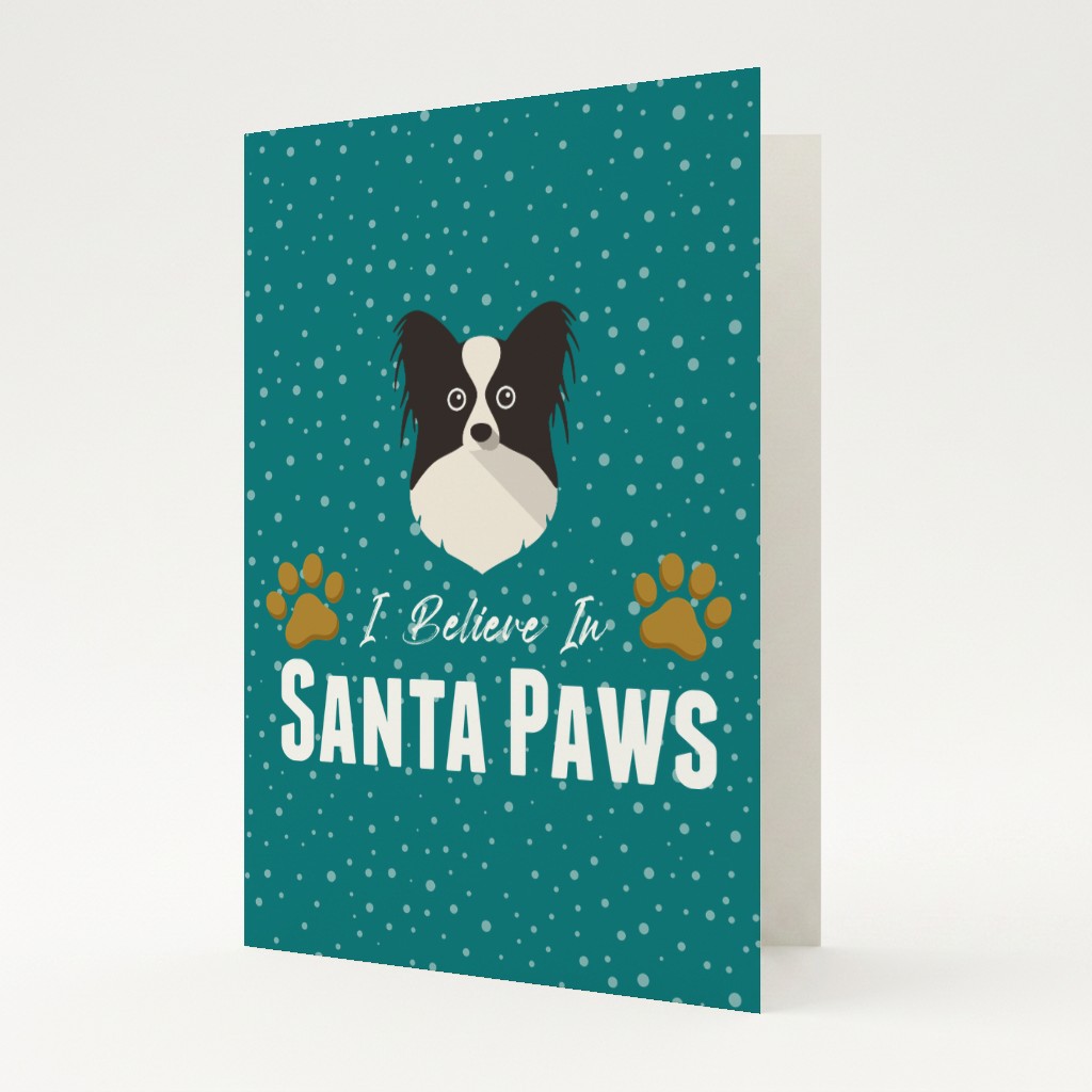 I Believe In Santa Paws: Personalised {breedFullName} Card