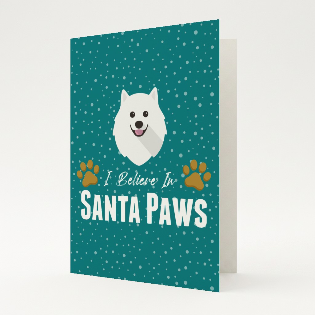 I Believe In Santa Paws: Personalised {breedFullName} Card