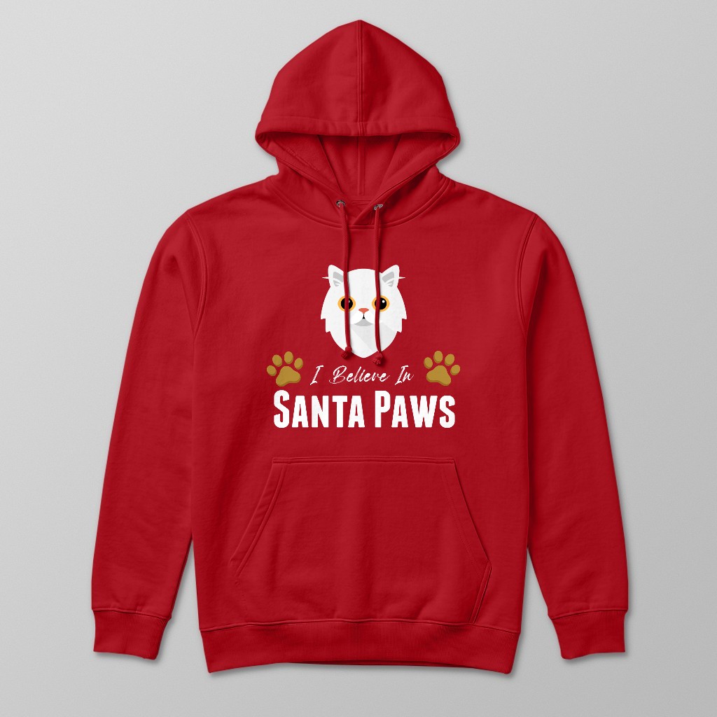 I Believe In Santa Paws: Personalised {breedFullName} Hoodie