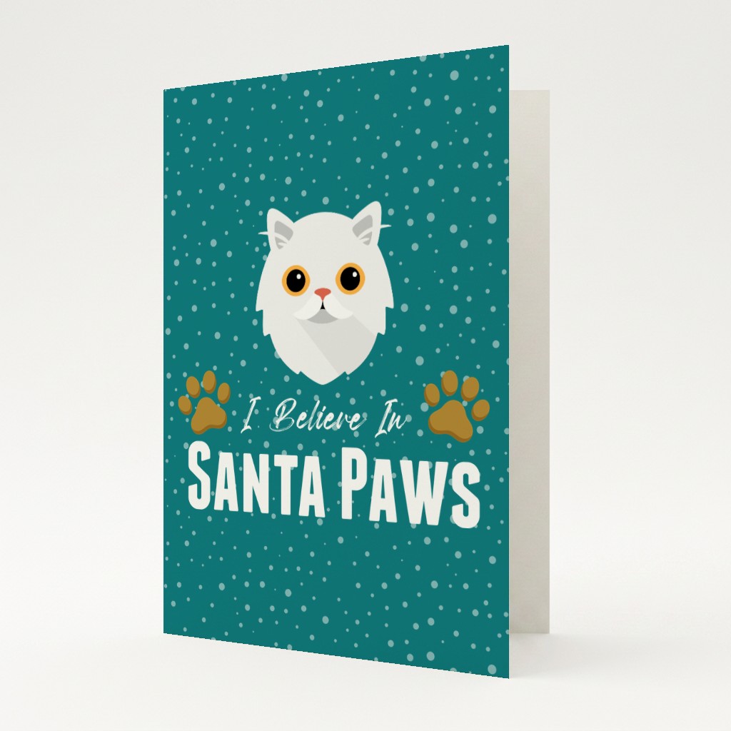 I Believe In Santa Paws: Personalised {breedFullName} Card