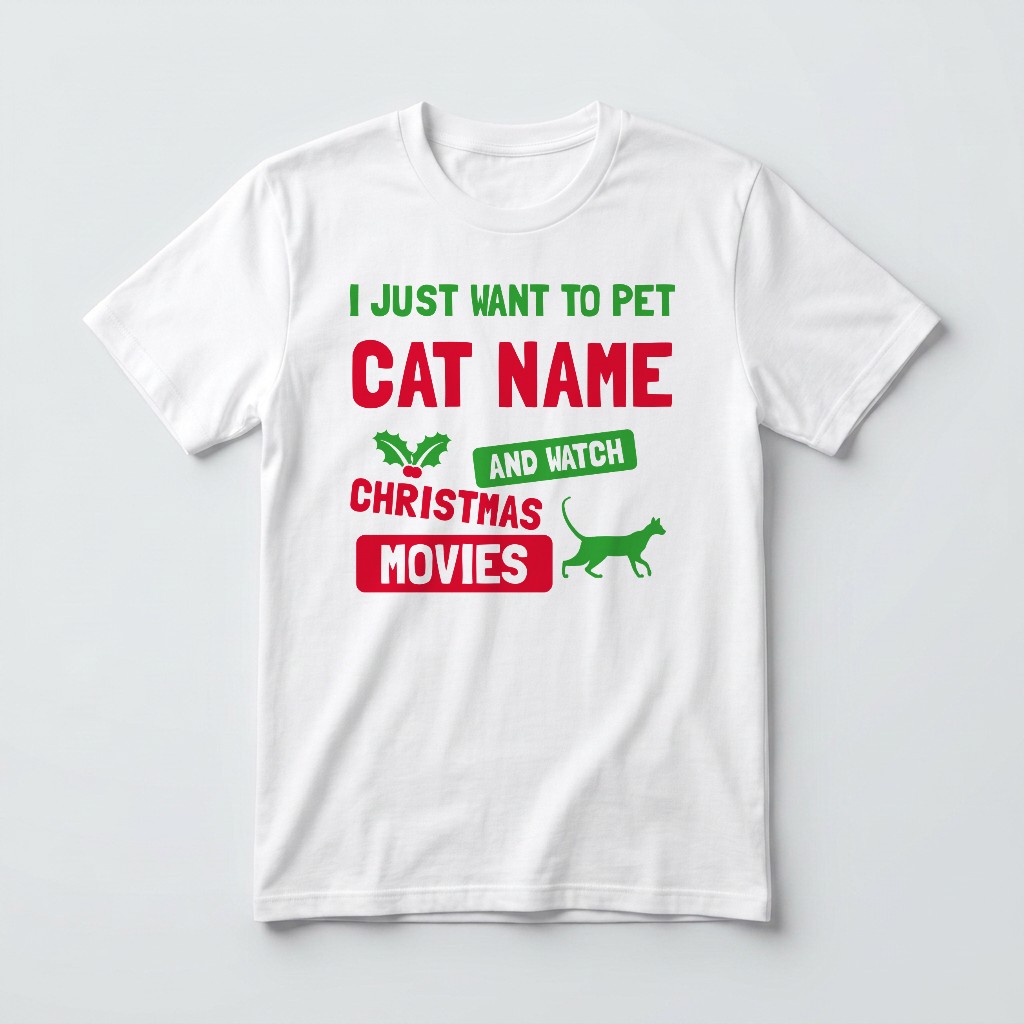 Watch Christmas Movies: Personalised {breedFullName} T-Shirt