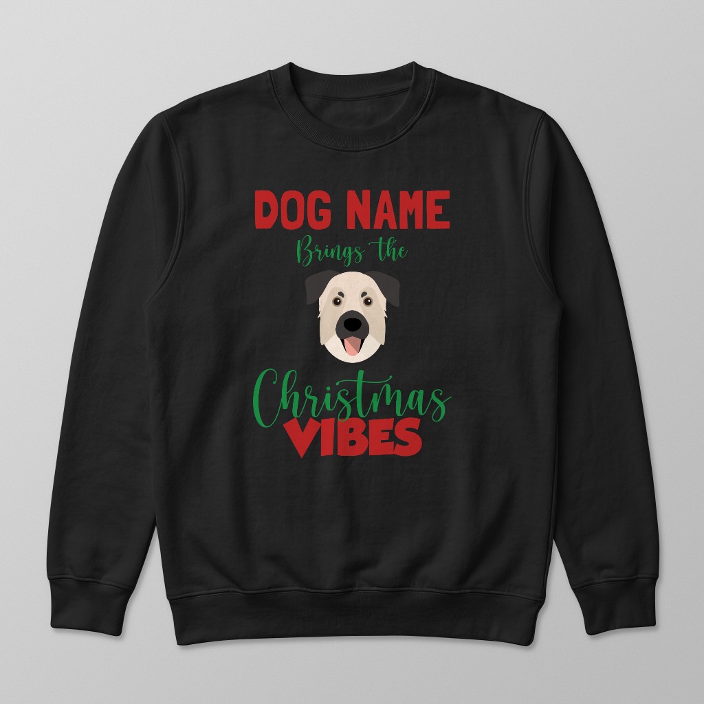 Christmas Vibes: Personalised {breedFullName} Sweatshirt