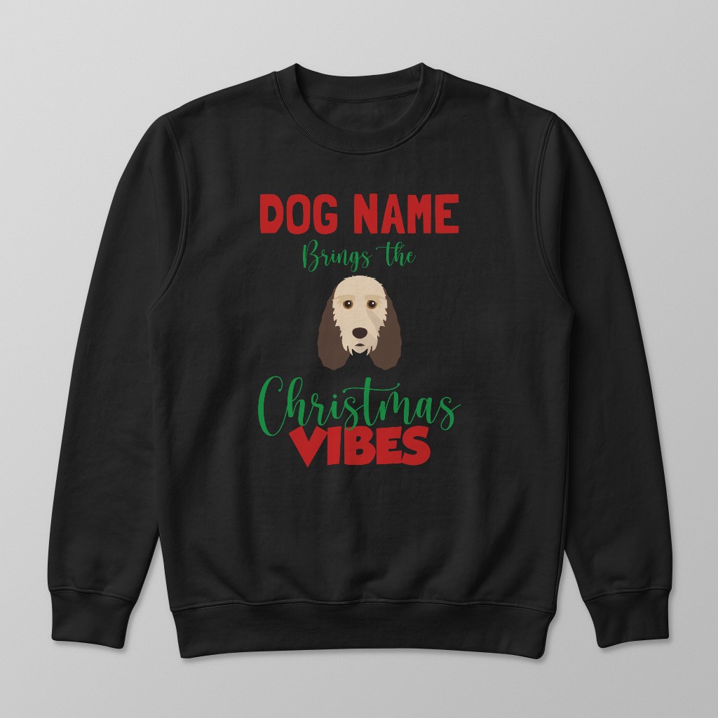 Christmas Vibes: Personalised {breedFullName} Sweatshirt