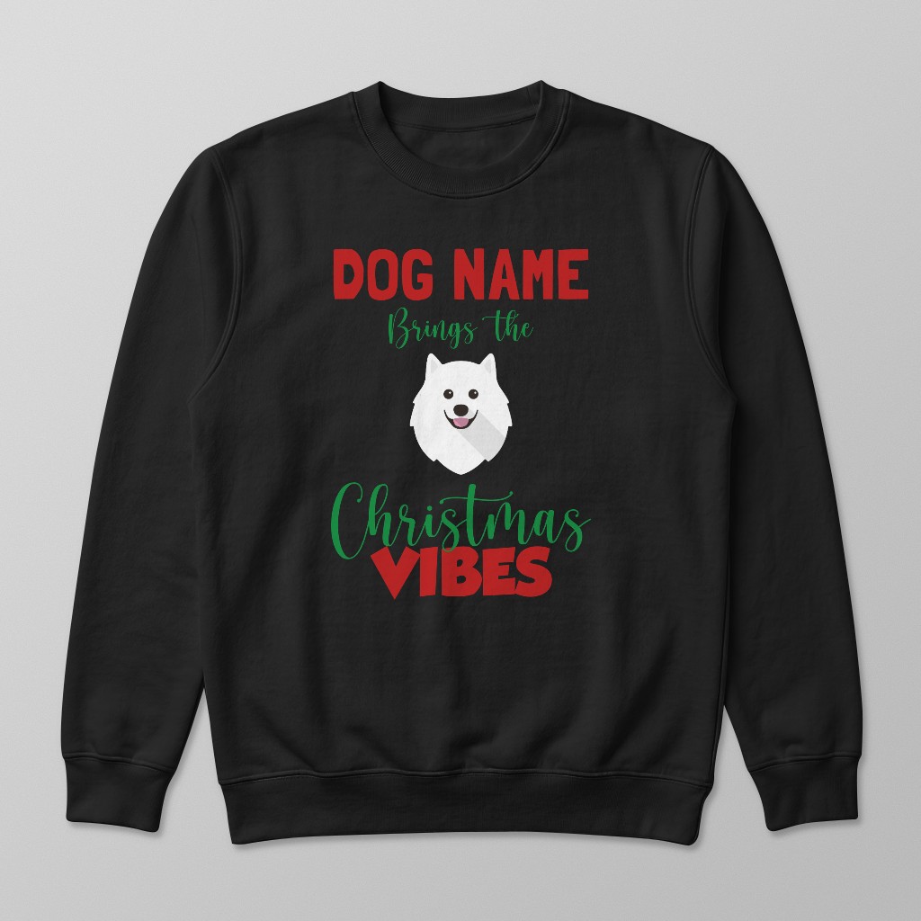 Christmas Vibes: Personalised {breedFullName} Sweatshirt