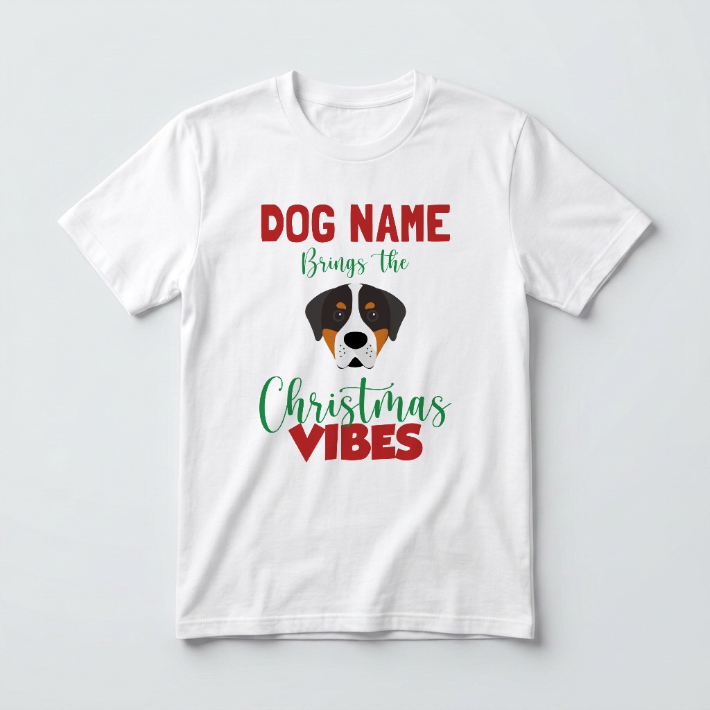 Christmas Vibes: Personalised {breedFullName} T-Shirt