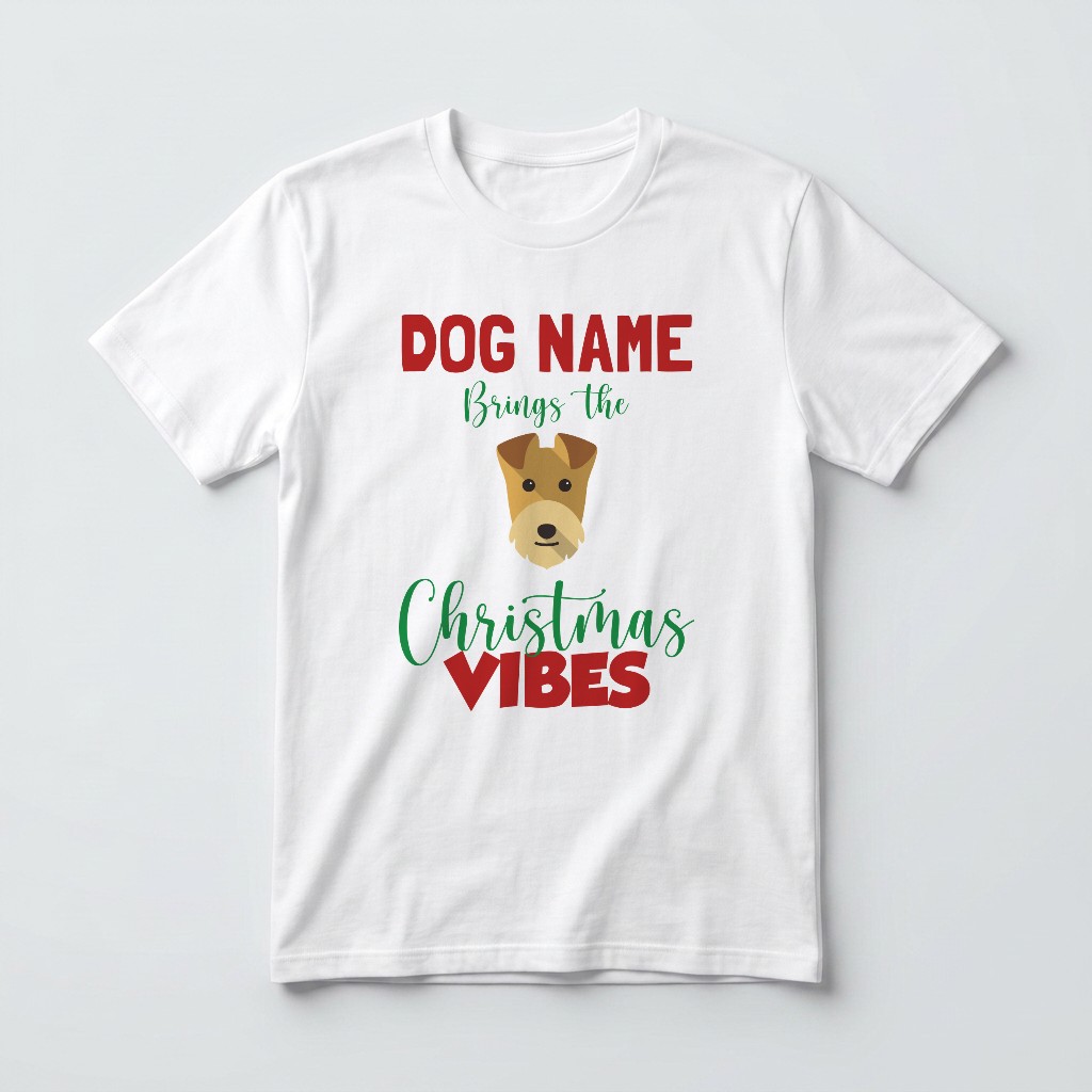 Christmas Vibes: Personalised {breedFullName} T-Shirt