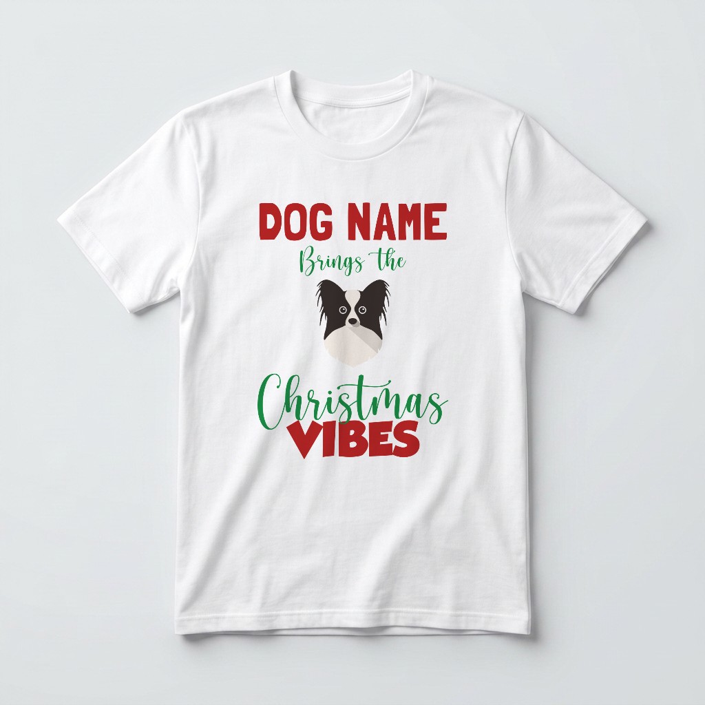 Christmas Vibes: Personalised {breedFullName} T-Shirt
