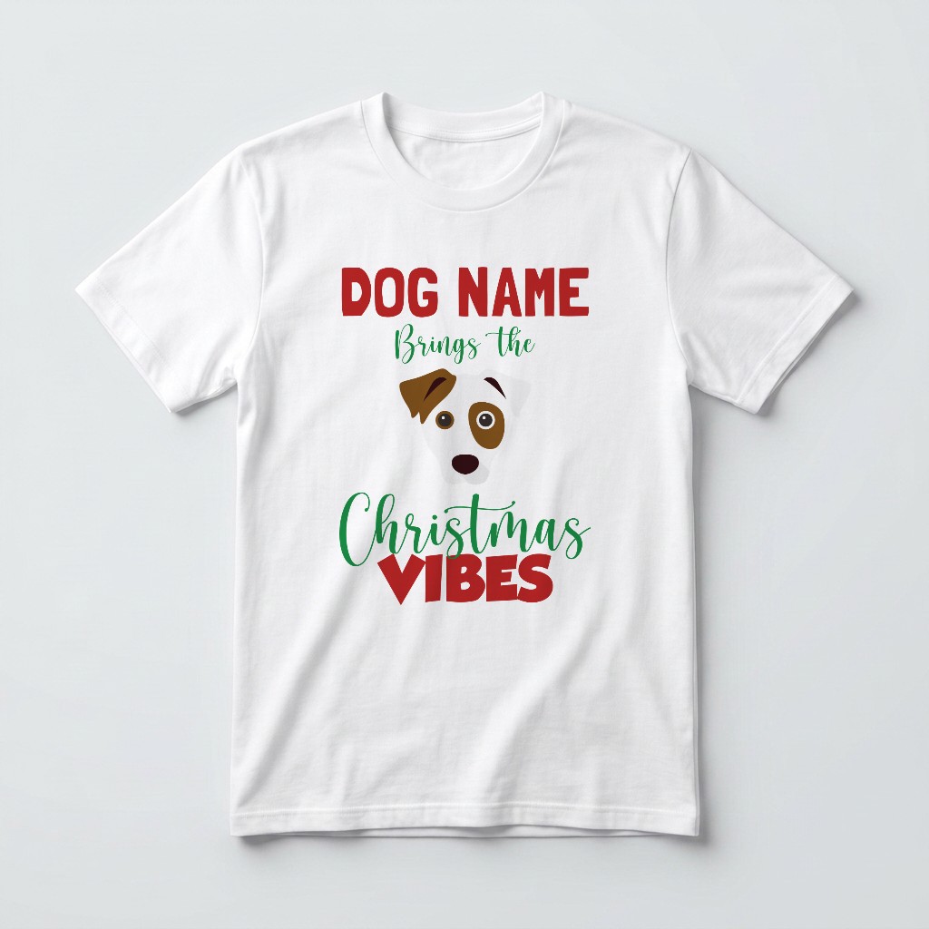 Christmas Vibes: Personalised {breedFullName} T-Shirt