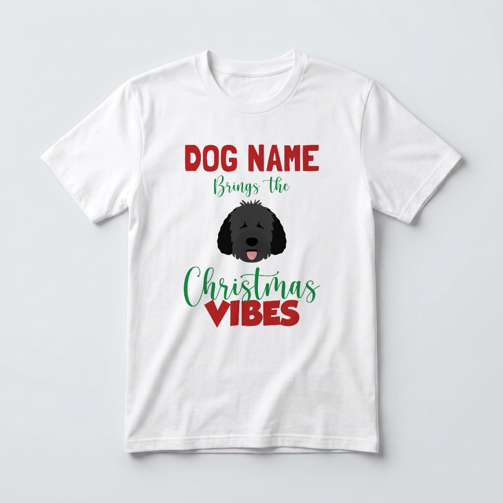 Christmas Vibes: Personalised {breedFullName} T-Shirt
