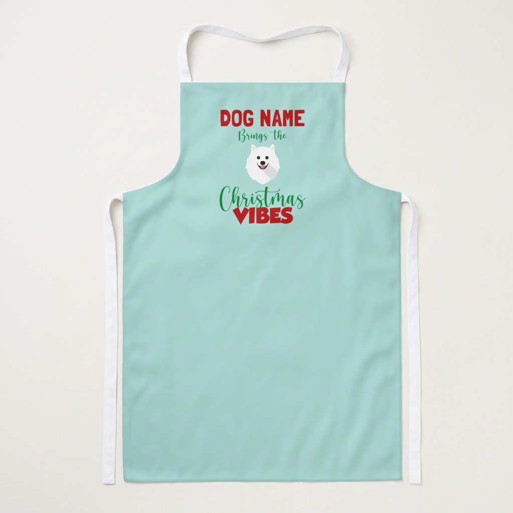 Christmas Vibes: Personalised {breedFullName} Apron