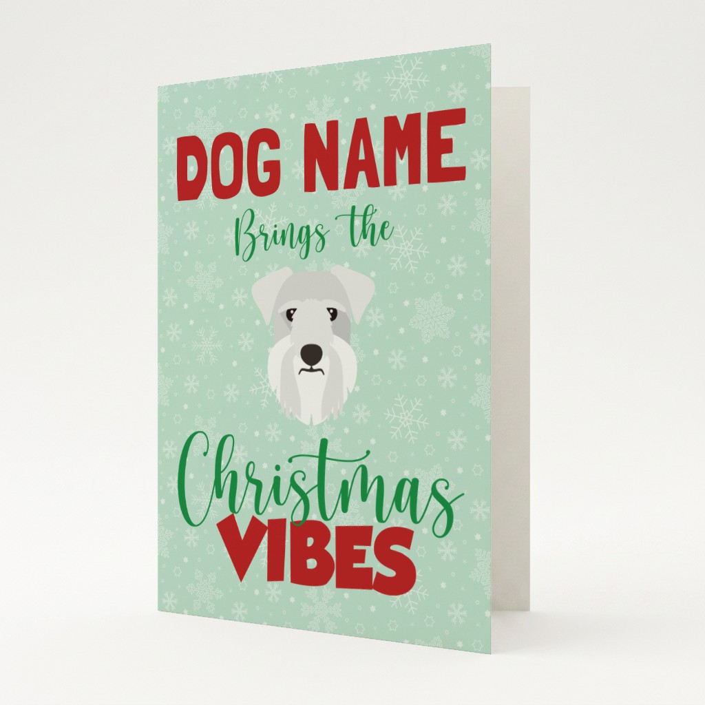 Christmas Vibes: Personalised {breedFullName} Card
