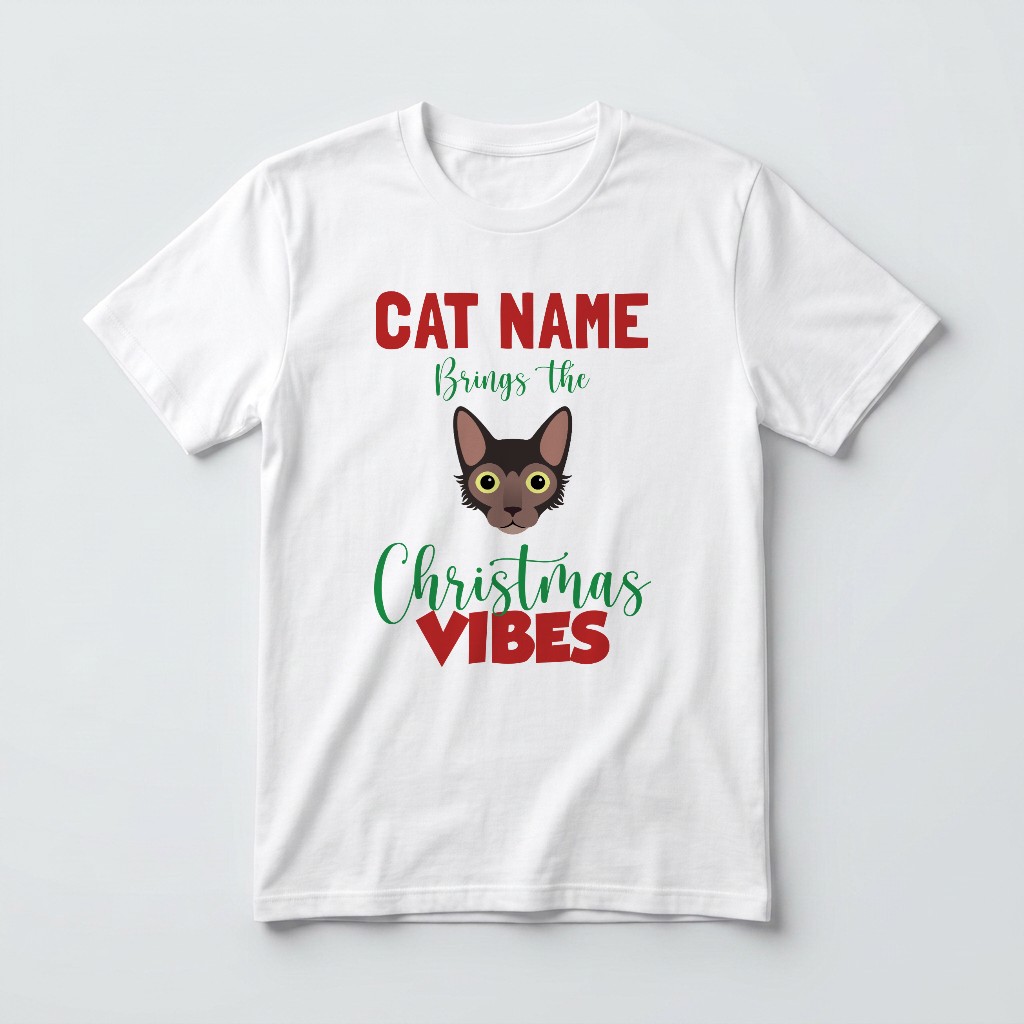 Christmas Vibes: Personalised {breedFullName} T-Shirt