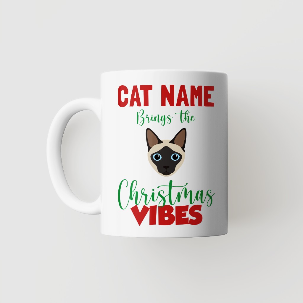 Christmas Vibes: Personalized {breedFullName} Mug