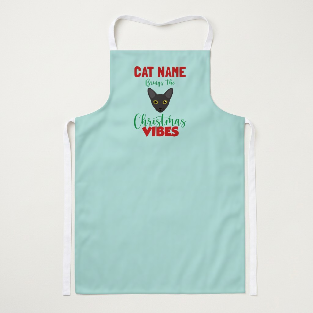 Christmas Vibes: Personalised {breedFullName} Apron