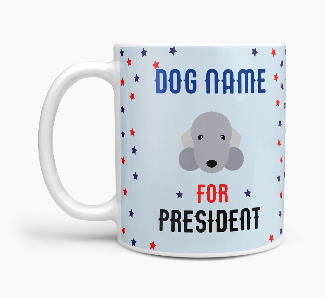 Personalized Vote {dogsName} for President Mug