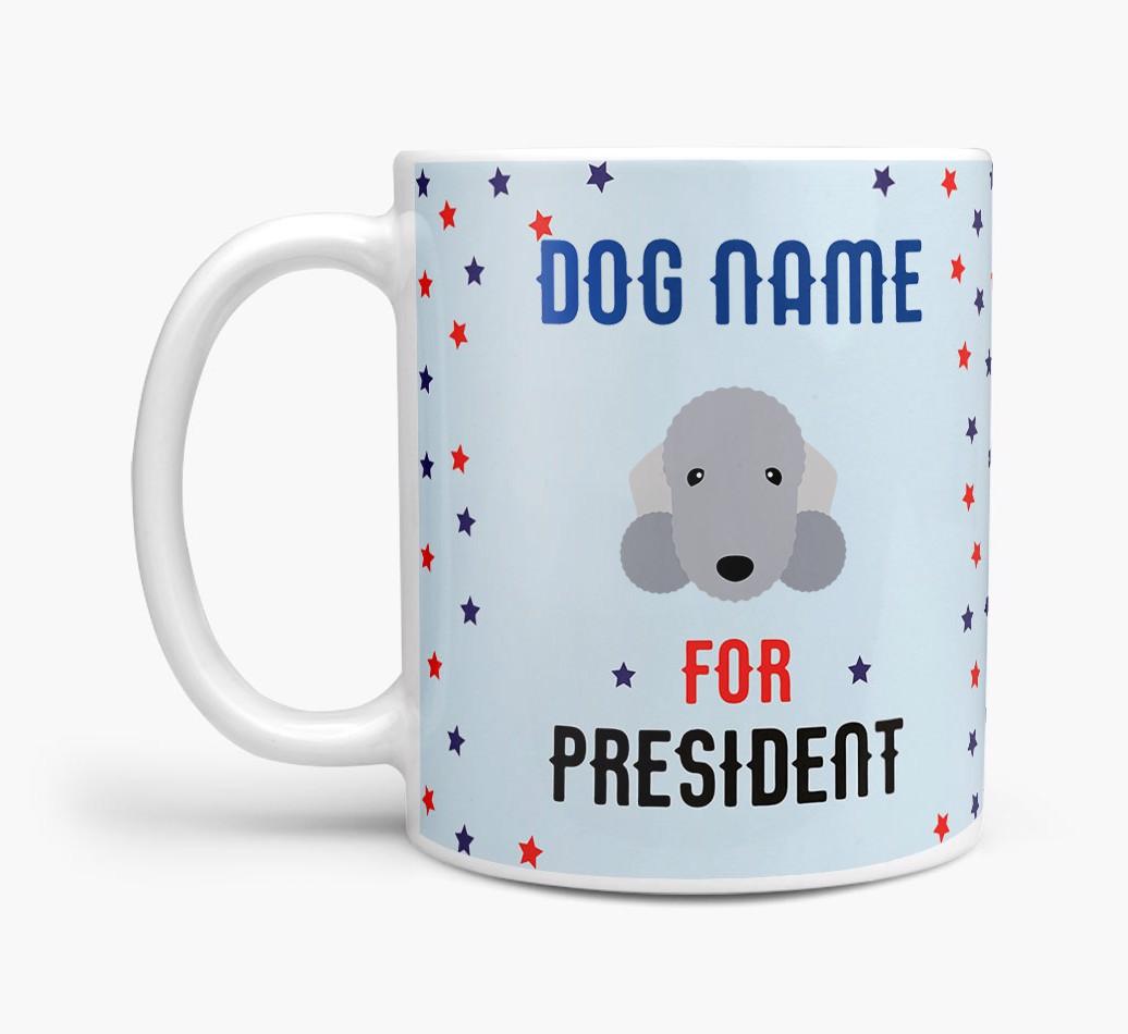 Personalized Vote {dogsName} for President Mug