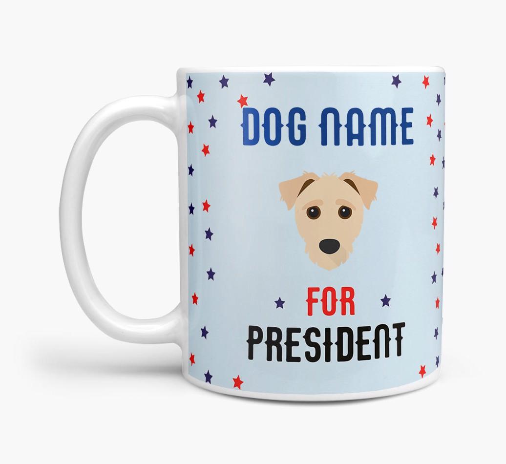 Personalized Vote {dogsName} for President Mug