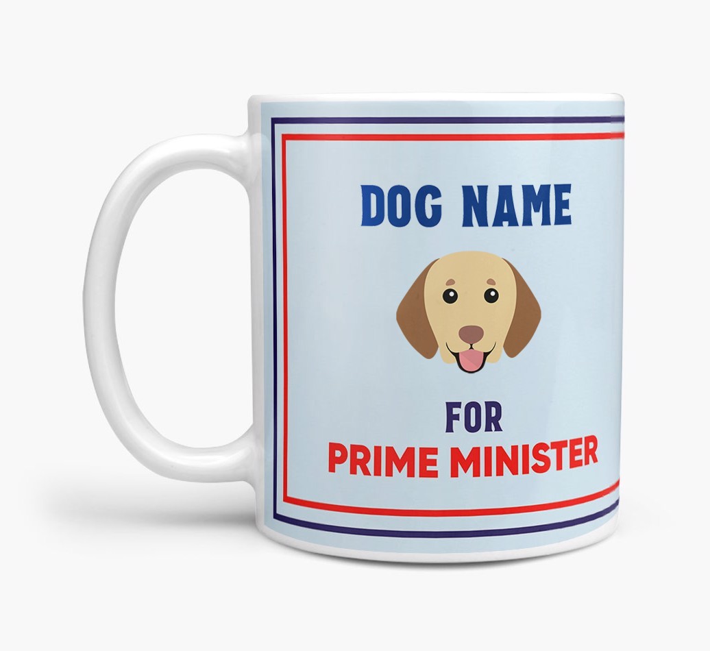 Personalised 'Prime Minister' Mug for your {breedFullName}