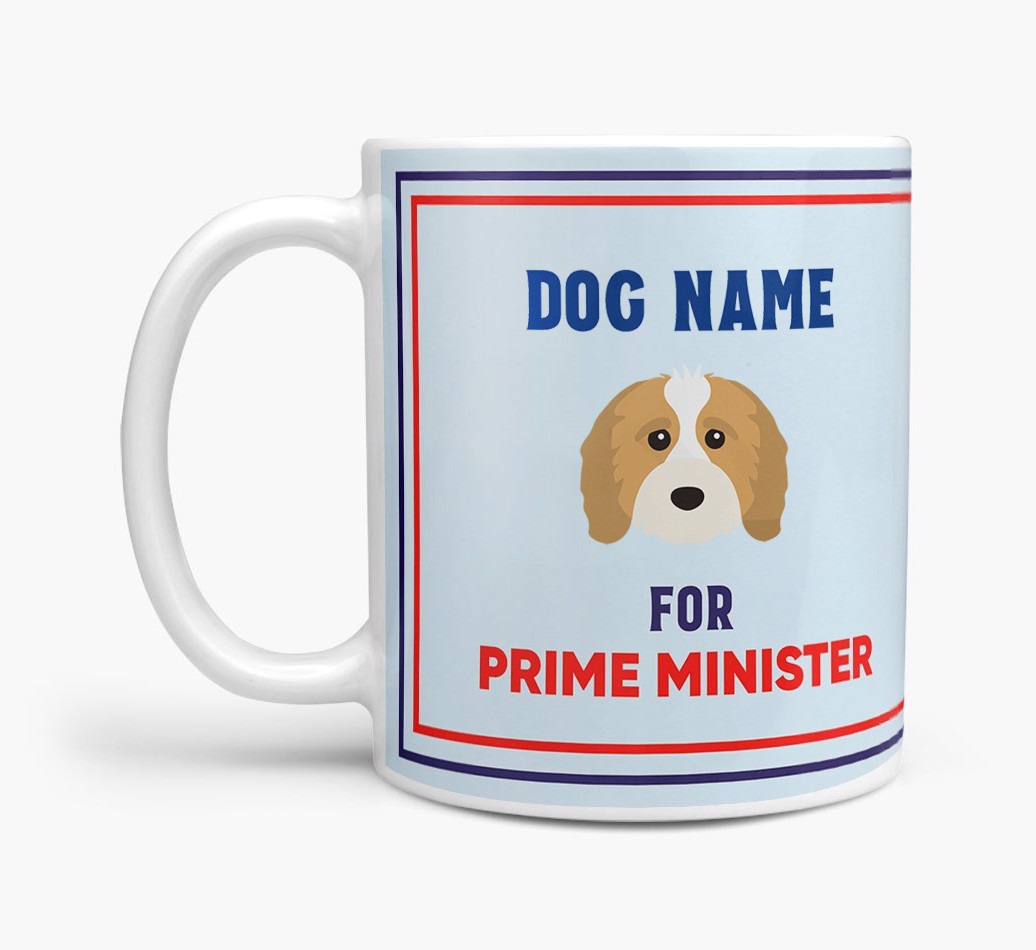 Personalised 'Prime Minister' Mug for your {breedFullName}