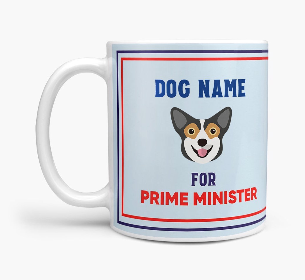 Personalised 'Prime Minister' Mug for your {breedFullName}
