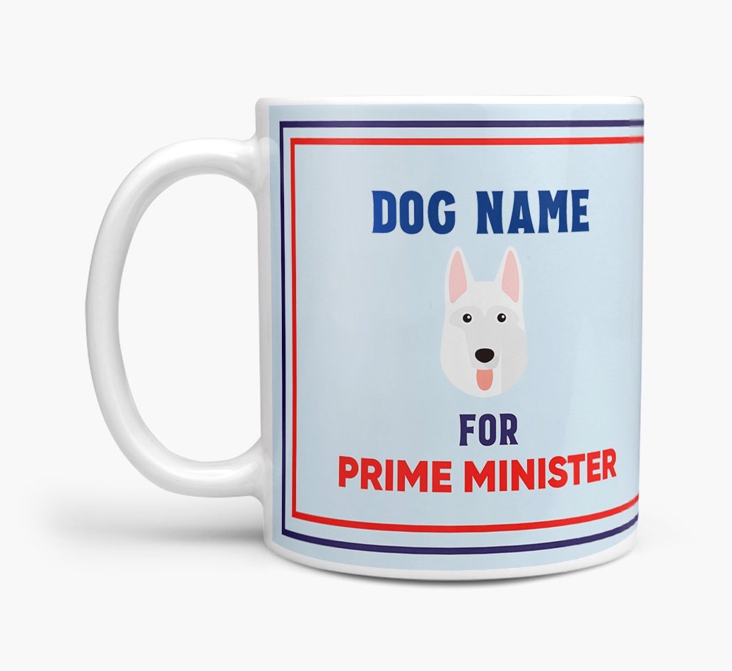 Personalised 'Prime Minister' Mug for your {breedFullName}