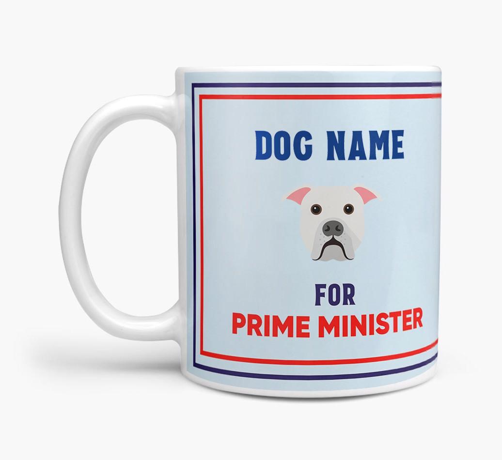 Personalised 'Prime Minister' Mug for your {breedFullName}