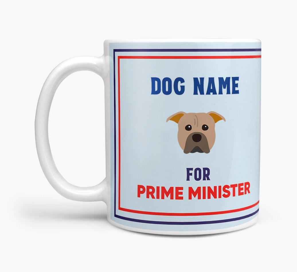 Personalised 'Prime Minister' Mug for your {breedFullName}