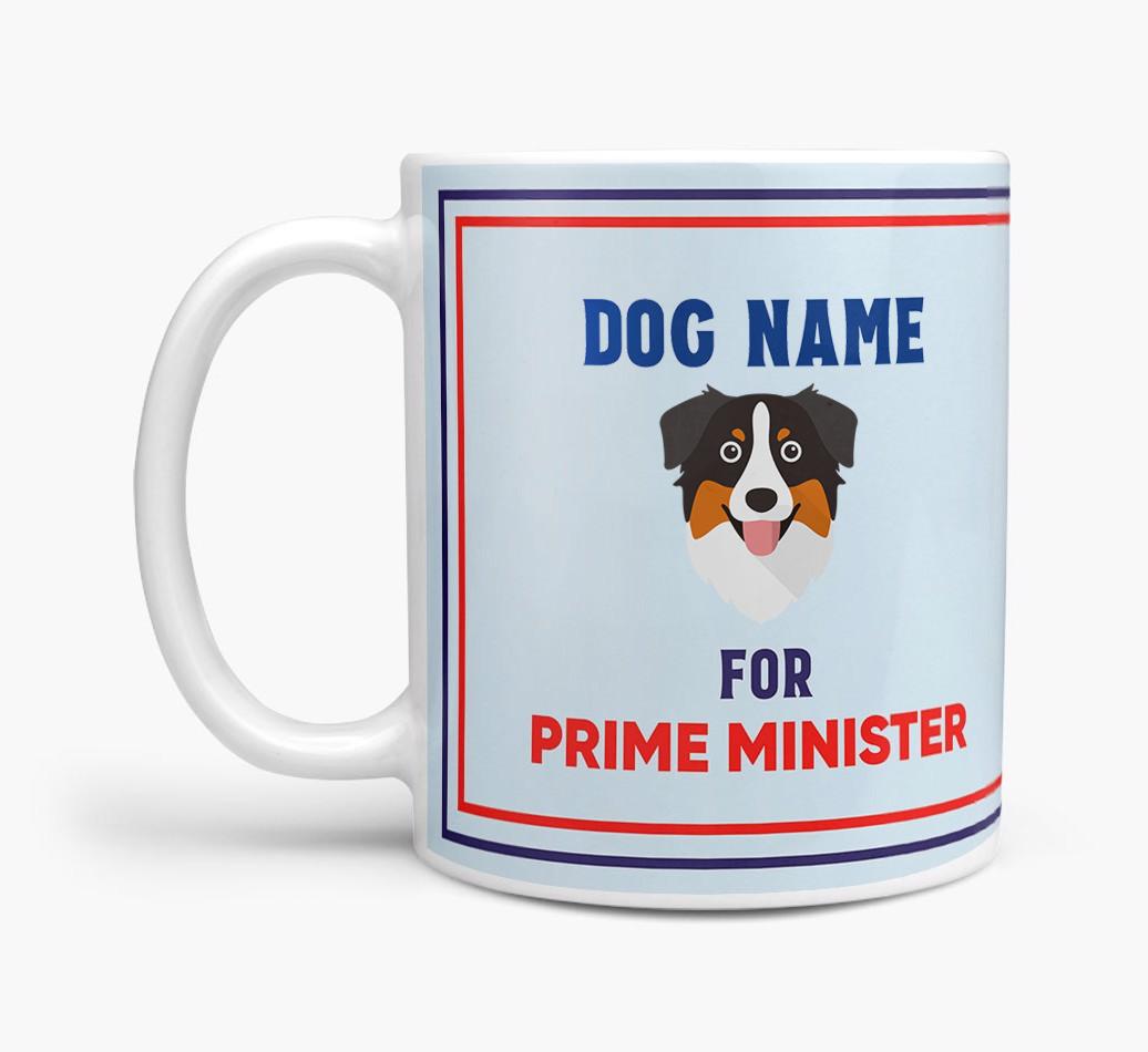 Personalised 'Prime Minister' Mug for your {breedFullName}