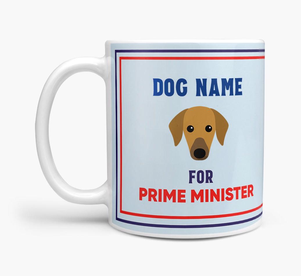 Personalised 'Prime Minister' Mug for your {breedFullName}