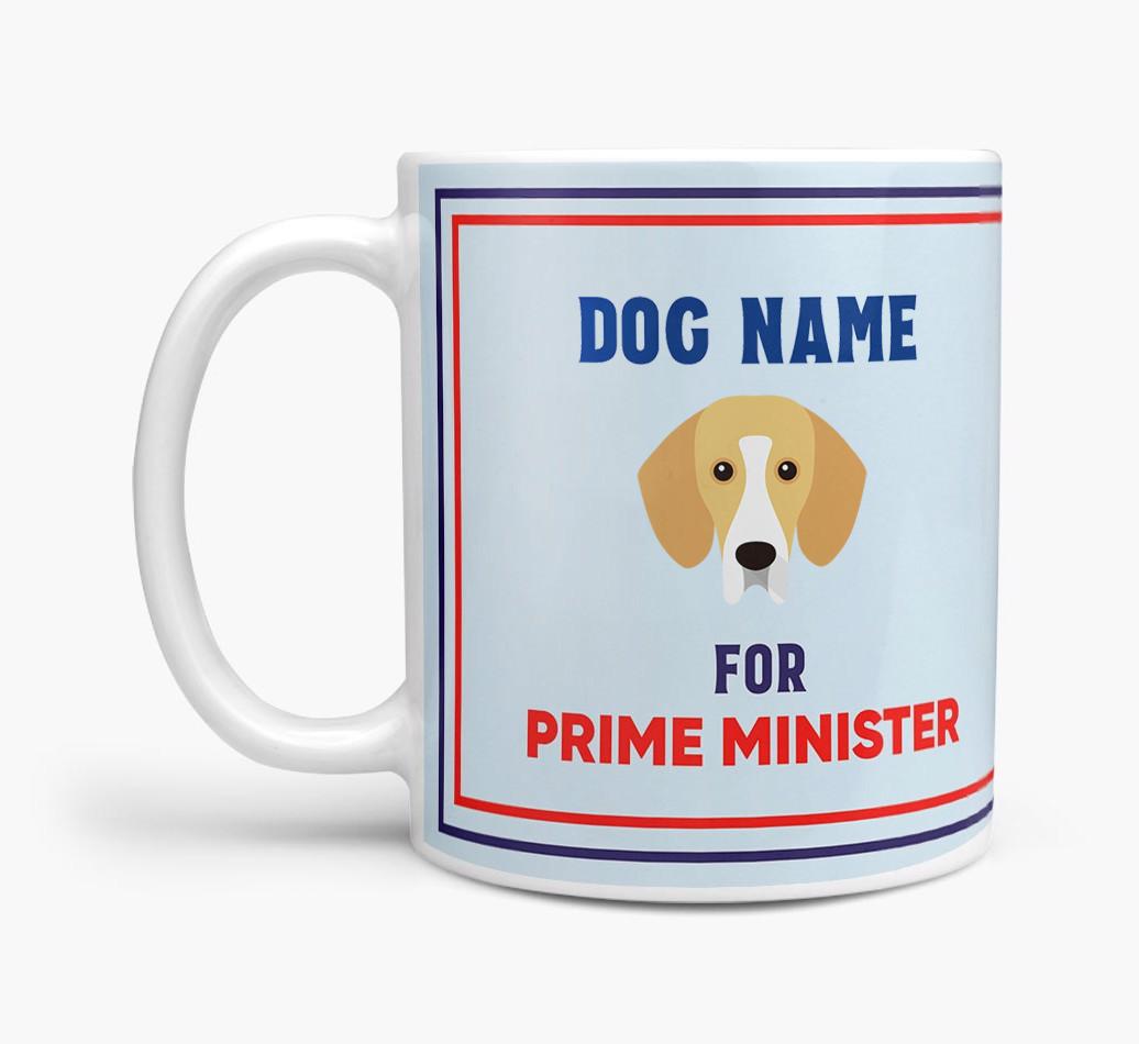 Personalised 'Prime Minister' Mug for your {breedFullName}