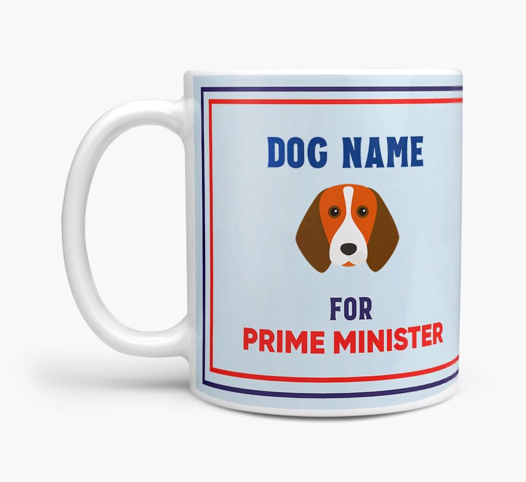 Personalised 'Prime Minister' Mug for your {breedFullName}
