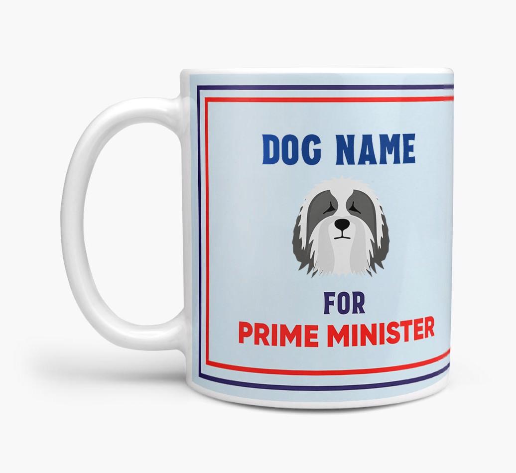 Personalised 'Prime Minister' Mug for your {breedFullName}
