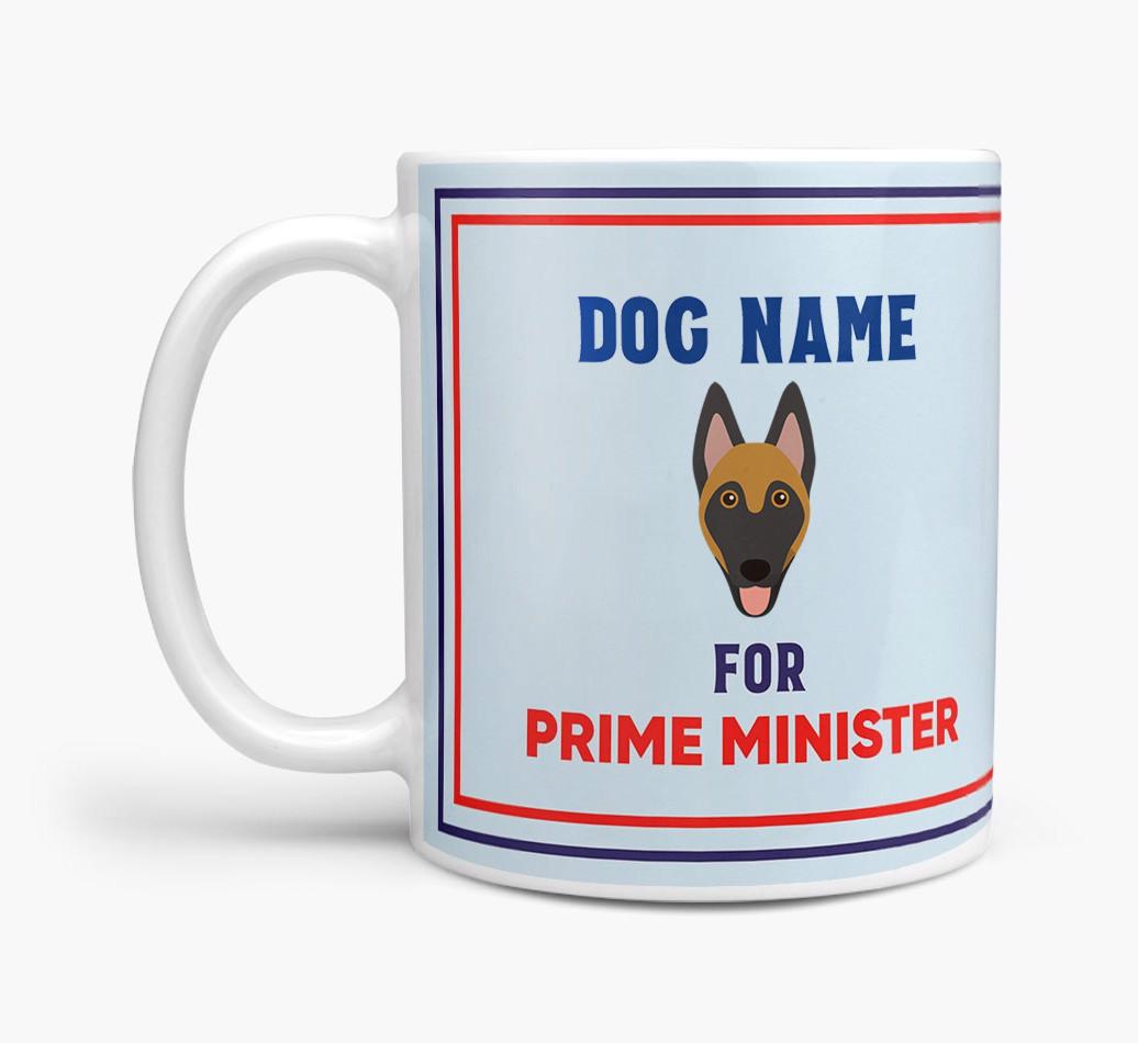 Personalised 'Prime Minister' Mug for your {breedFullName}