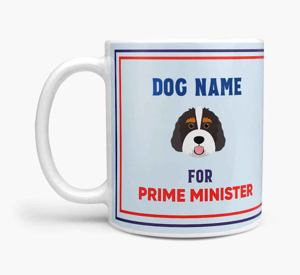 Personalised 'Prime Minister' Mug for your {breedFullName}