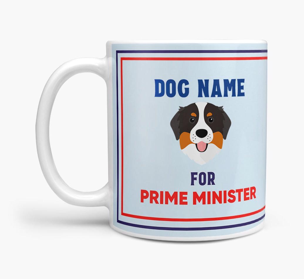 Personalised 'Prime Minister' Mug for your {breedFullName}