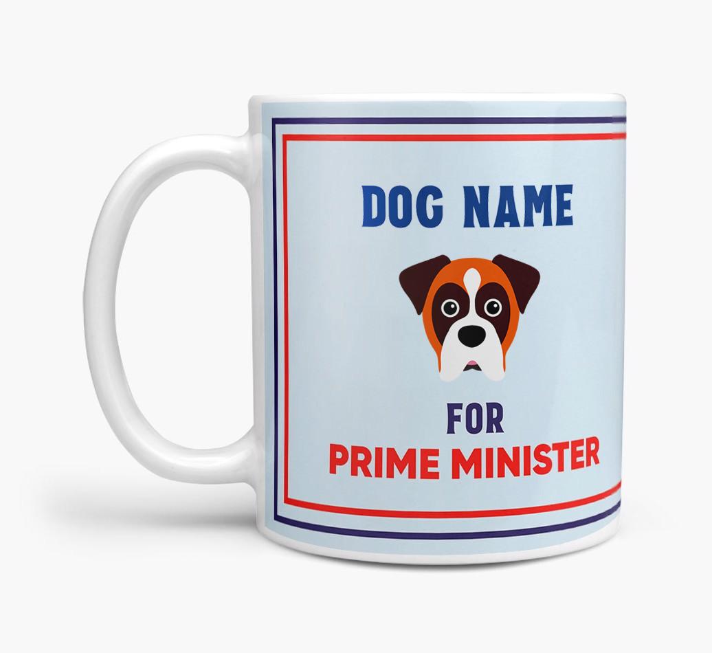 Personalised 'Prime Minister' Mug for your {breedFullName}