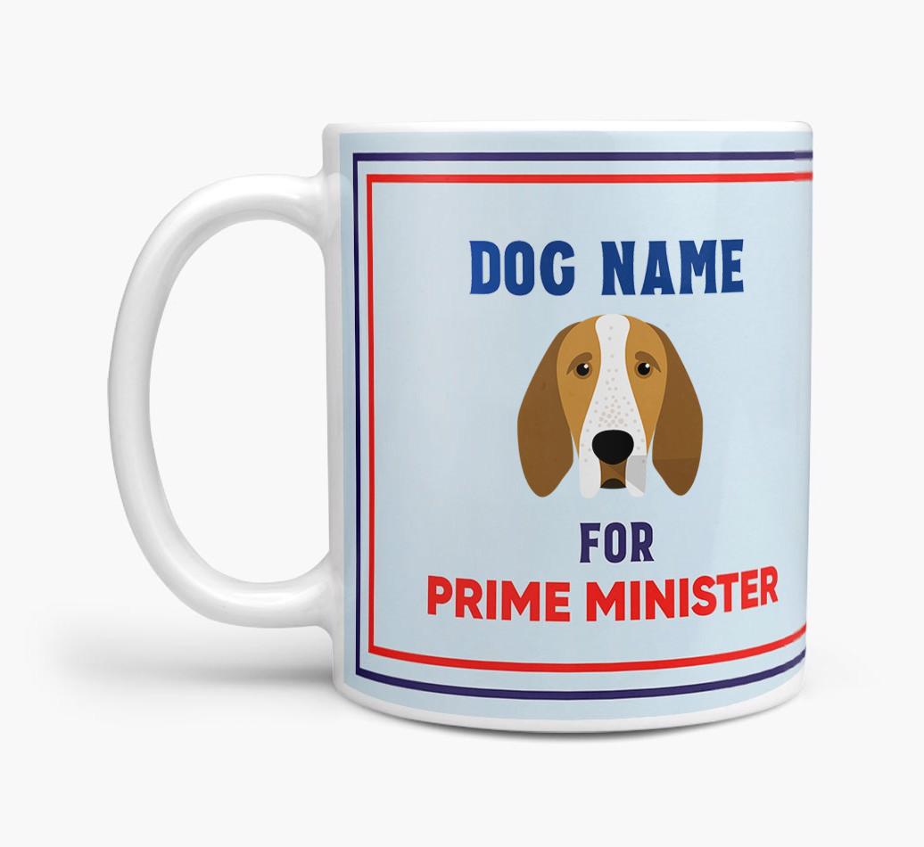 Personalised 'Prime Minister' Mug for your {breedFullName}