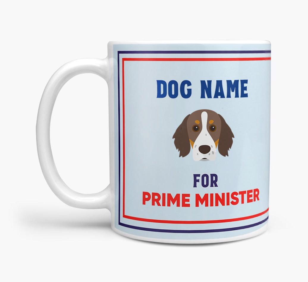Personalised 'Prime Minister' Mug for your {breedFullName}