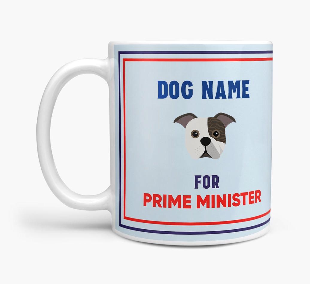 Personalised 'Prime Minister' Mug for your {breedFullName}