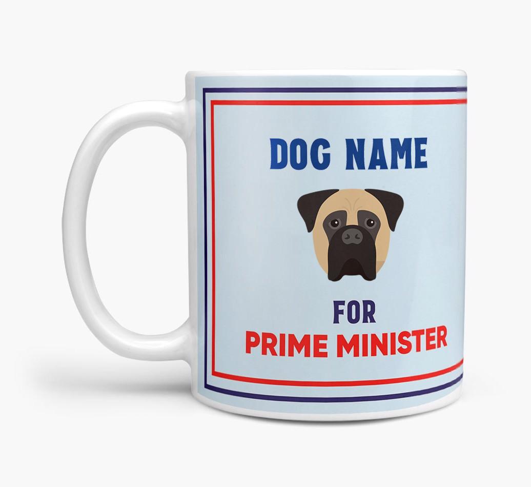 Personalised 'Prime Minister' Mug for your {breedFullName}