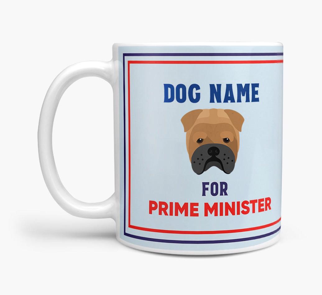 Personalised 'Prime Minister' Mug for your {breedFullName}