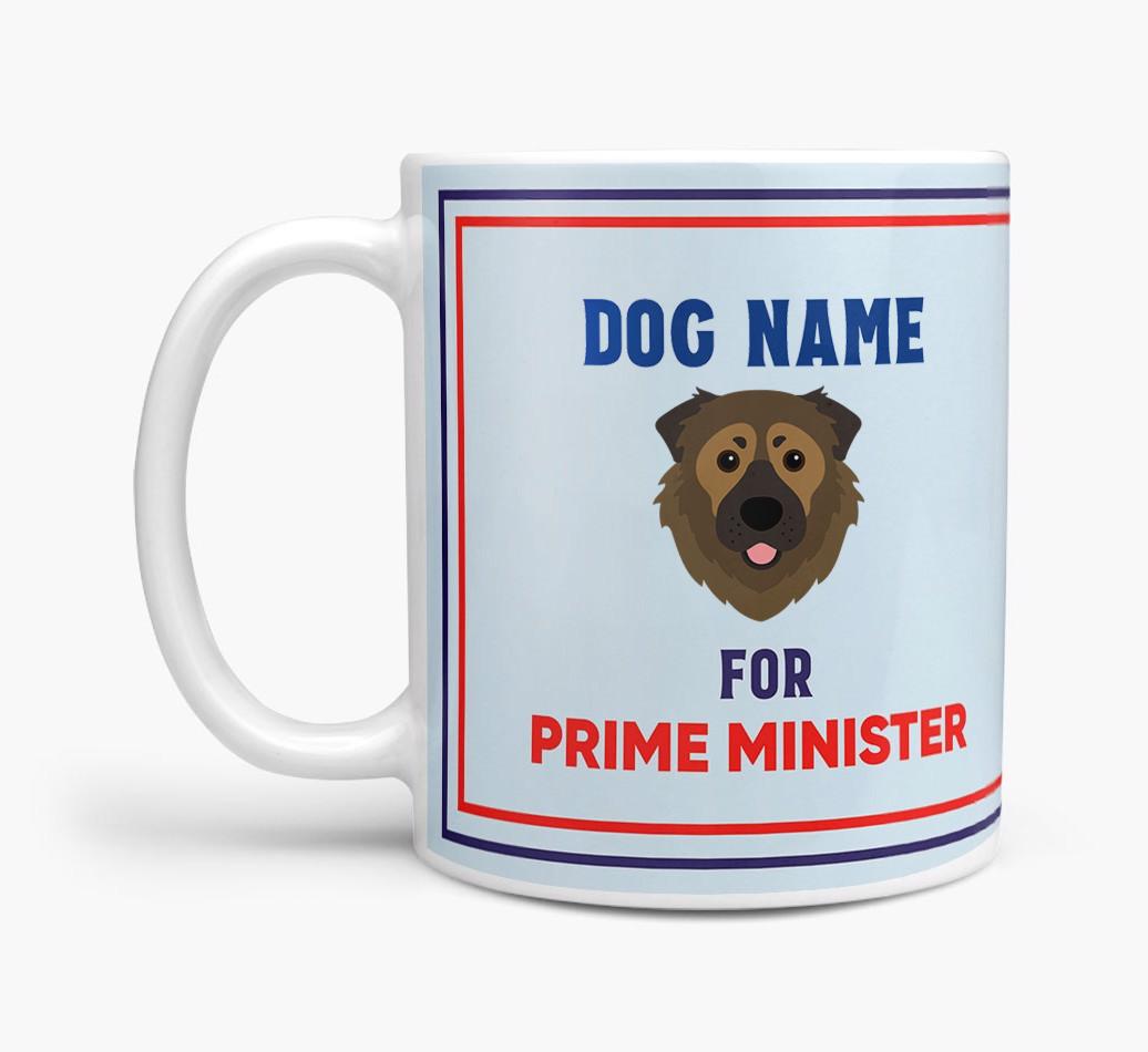 Personalised 'Prime Minister' Mug for your {breedFullName}