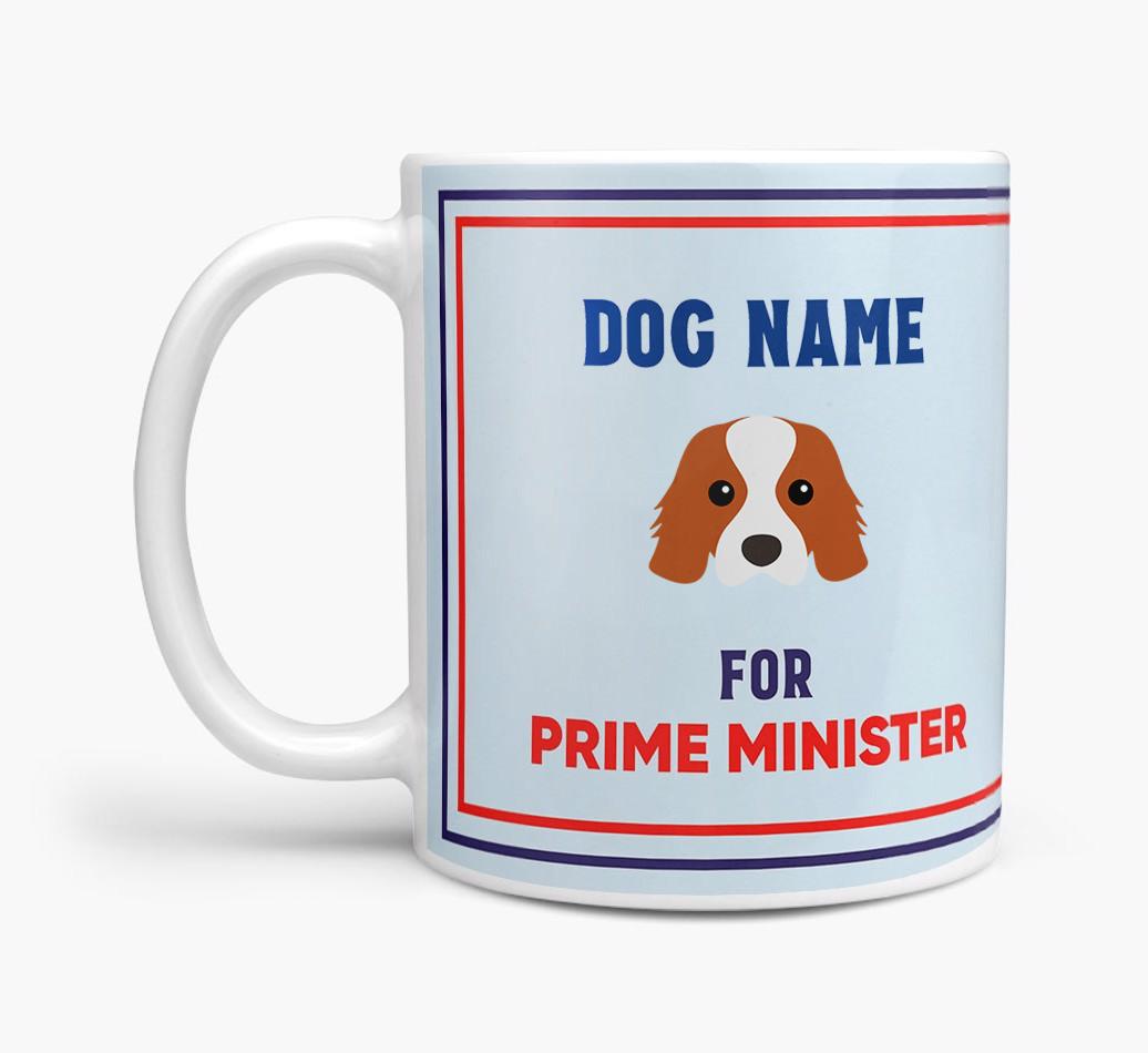 Personalised 'Prime Minister' Mug for your {breedFullName}