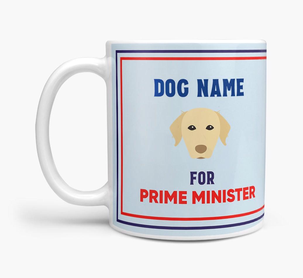 Personalised 'Prime Minister' Mug for your {breedFullName}
